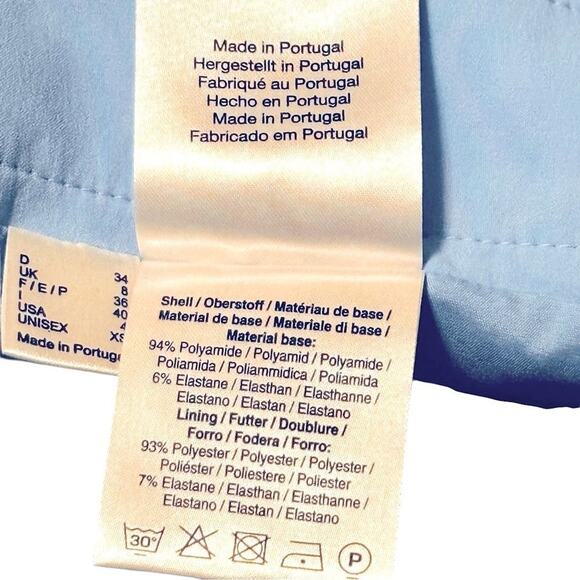 Golfino Skort Womens Size 4 Lt Blue Stretch Polyester Blend Golf Tennis Side Zip - Picture 2 of 10